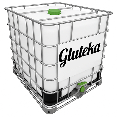 Pegamento para madera Gluteka en contenedor IBC para suministro industrial a granel